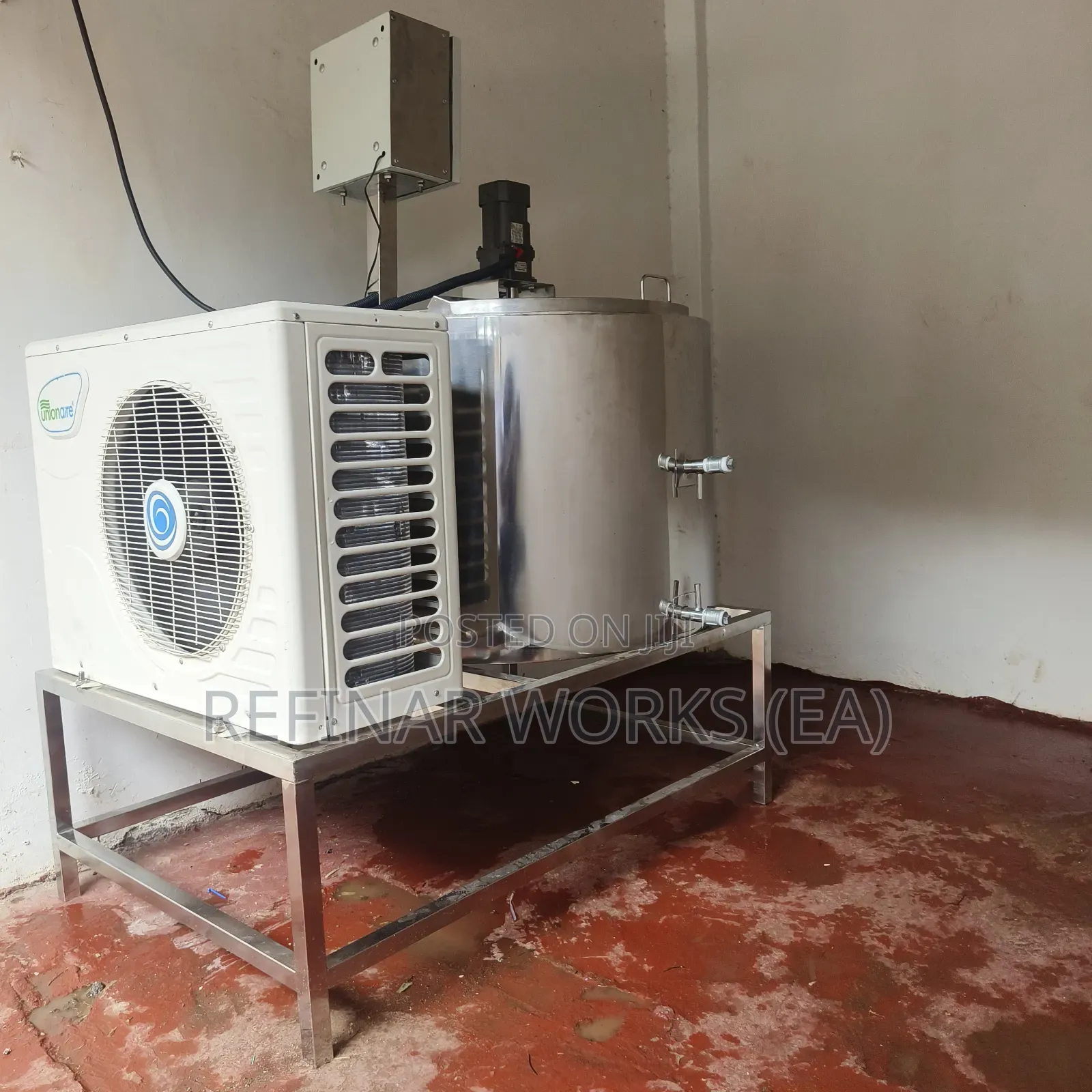 Industrial Cooling Heating Tank With Agitator – Food Chemical Use