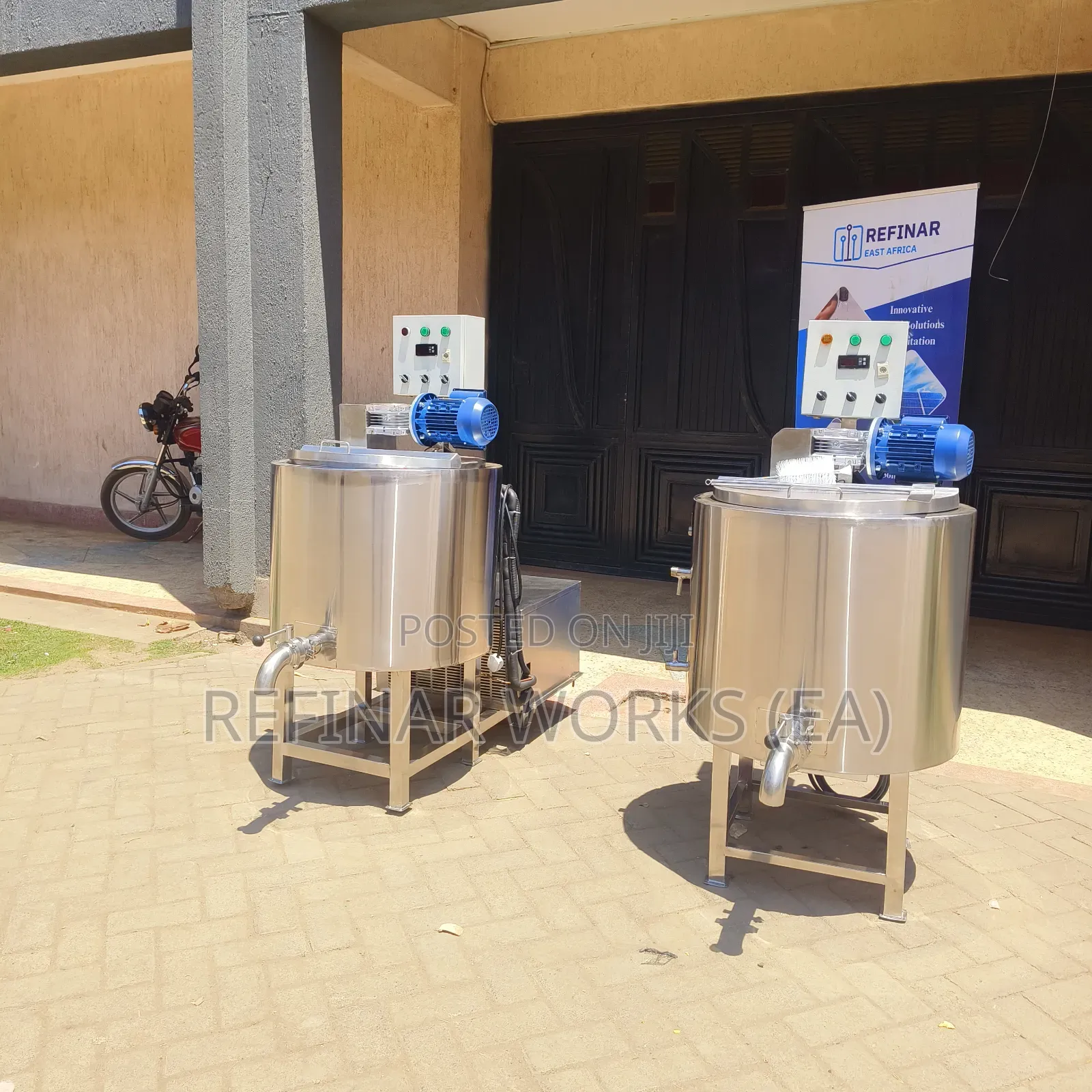 Industrial Cooling Heating Tank With Agitator – Food Chemical Use