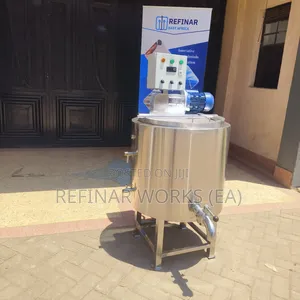 Chemical Mixing Tank With Agitator, Heating Jacket Control Panel