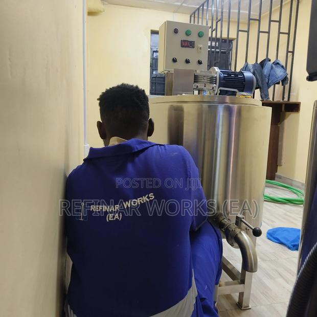 Chemical Mixing Tank With Agitator, Heating Jacket Control Panel - thumbnail 7