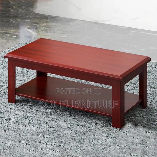 Coffee Table; Elegant Touch Mahogany Excecutive Coffee Table