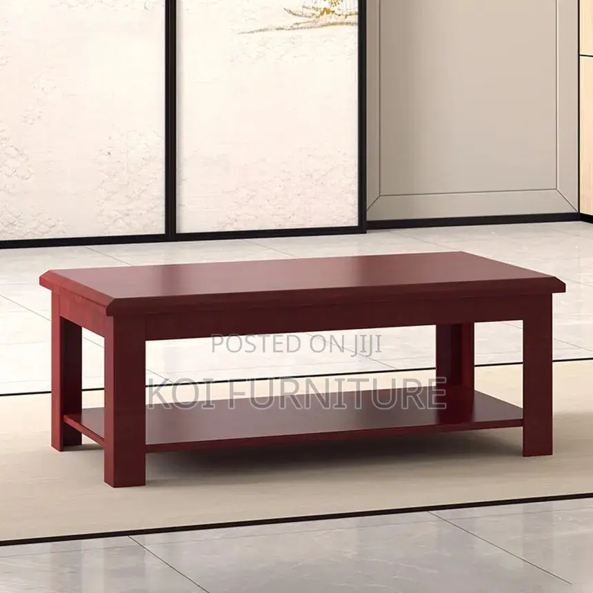 Coffee Table; Elegant Touch Mahogany Excecutive Coffee Table