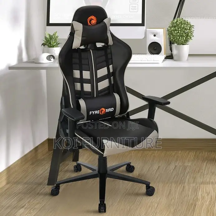 Office Chairs; Leather Gaming Seats With Padded Armrests