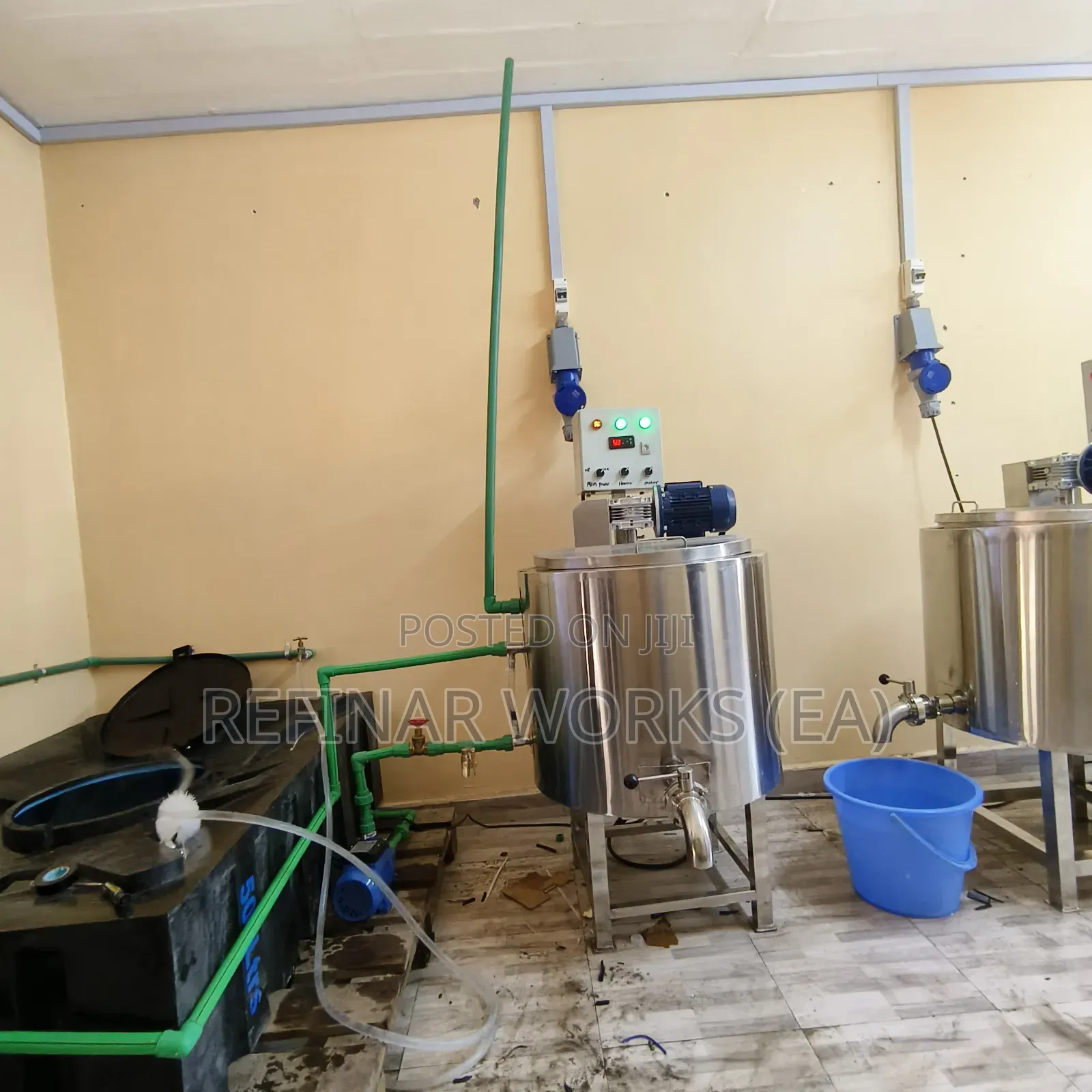 Complete Dairy Processing Tank – Pasteurizer, Mixer Cooling System
