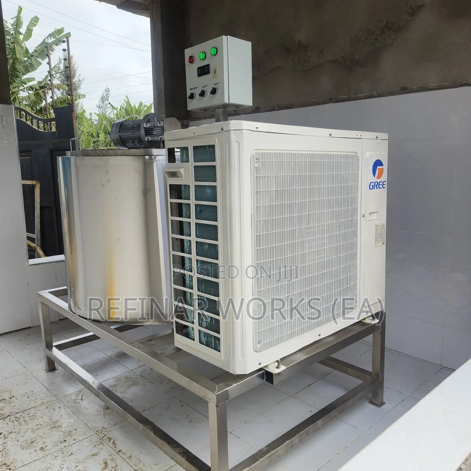 Complete Dairy Processing Tank – Pasteurizer, Mixer Cooling System