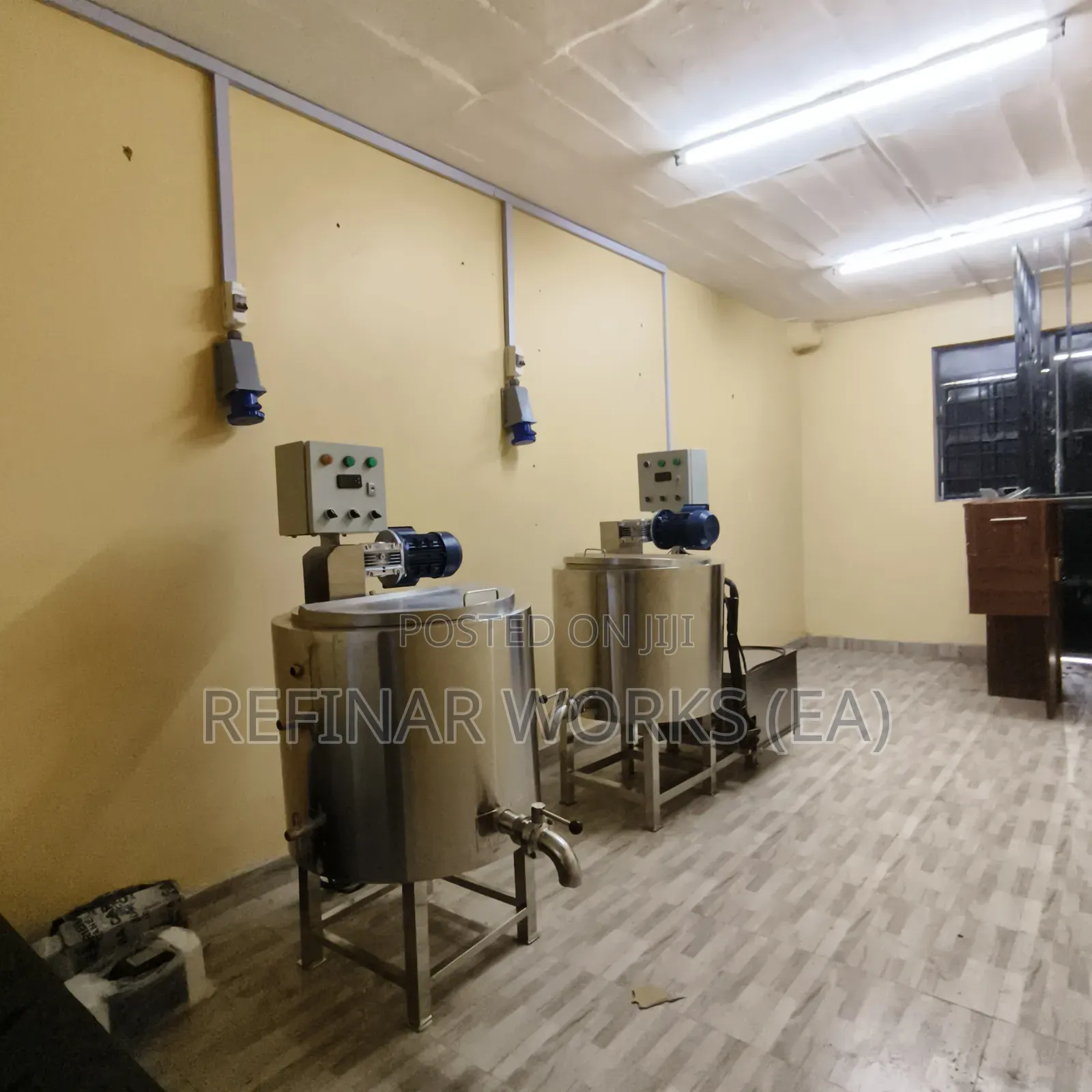 Complete Dairy Processing Tank – Pasteurizer, Mixer Cooling System