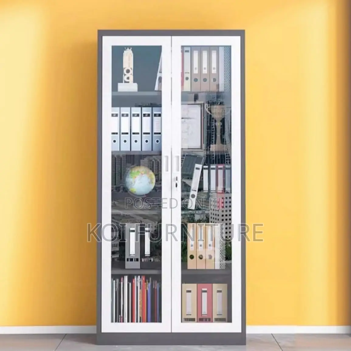 Office Cabinet; Two Doors High Steel Quality Cabinet