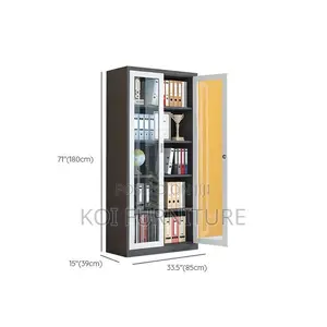 Office Cabinet; Two Doors High Steel Quality Cabinet