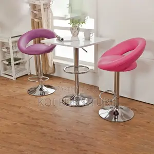 Barstools; Leather Swivel Height Adjustable Comfort Barstools