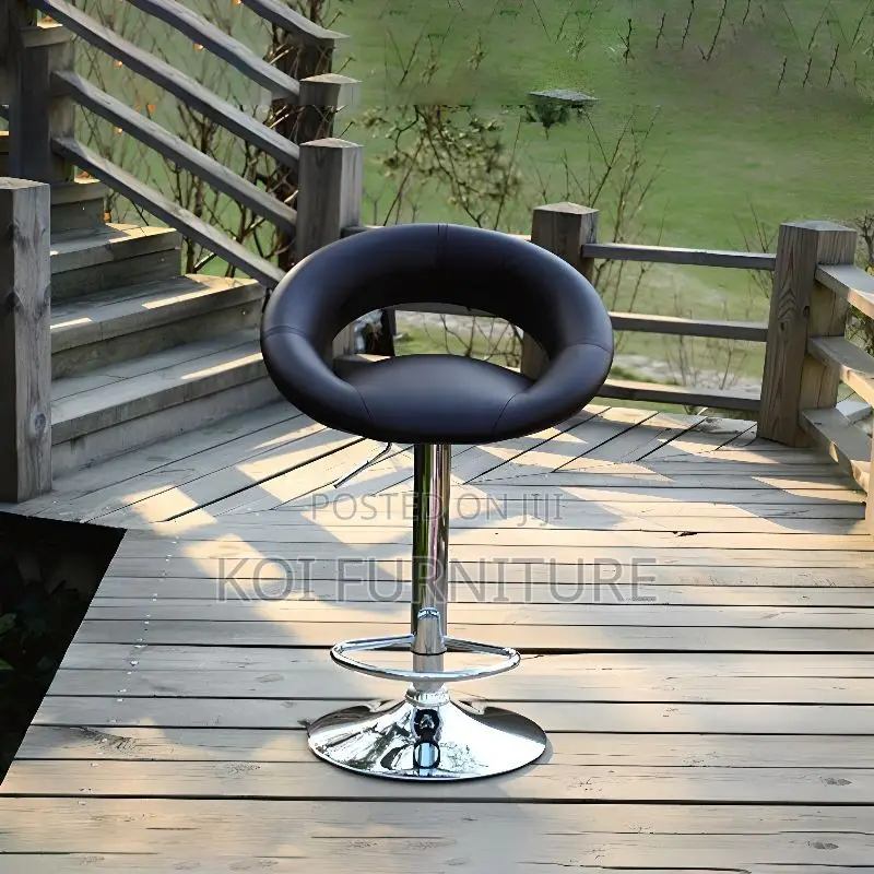 Barstools; Leather Swivel Height Adjustable Comfort Barstools