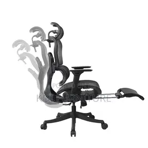 Office Chairs; Executive Orthopedic High Bacrest Seat With Footrest