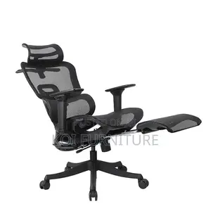 Office Chairs; Executive Orthopedic High Bacrest Seat With Footrest