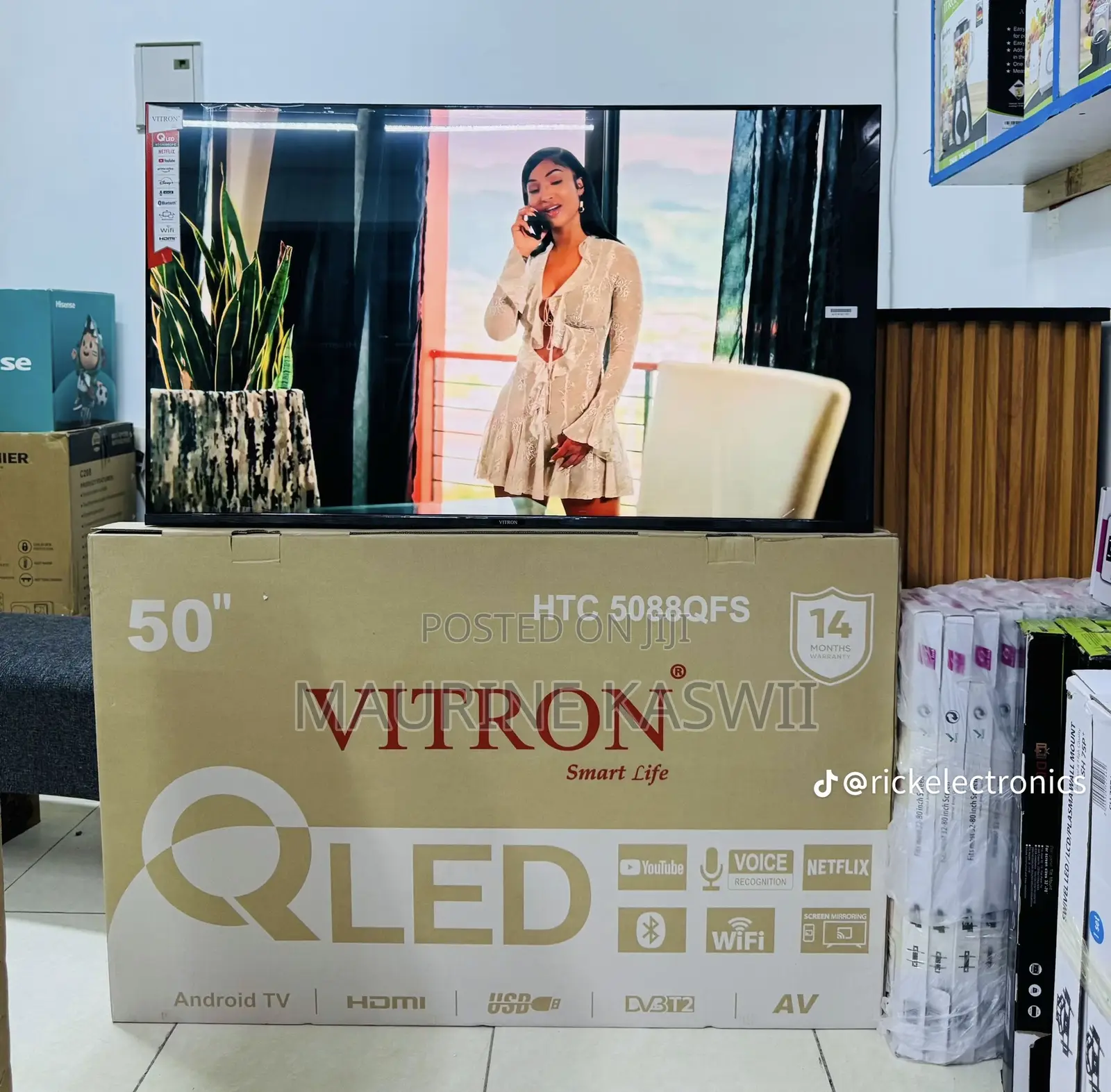 Vitron 50” Qled HTC-5088qfs Android