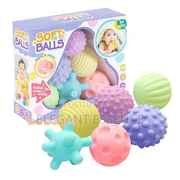 Soft Balls 6-Piece Sensory Balls Set - thumbnail 3