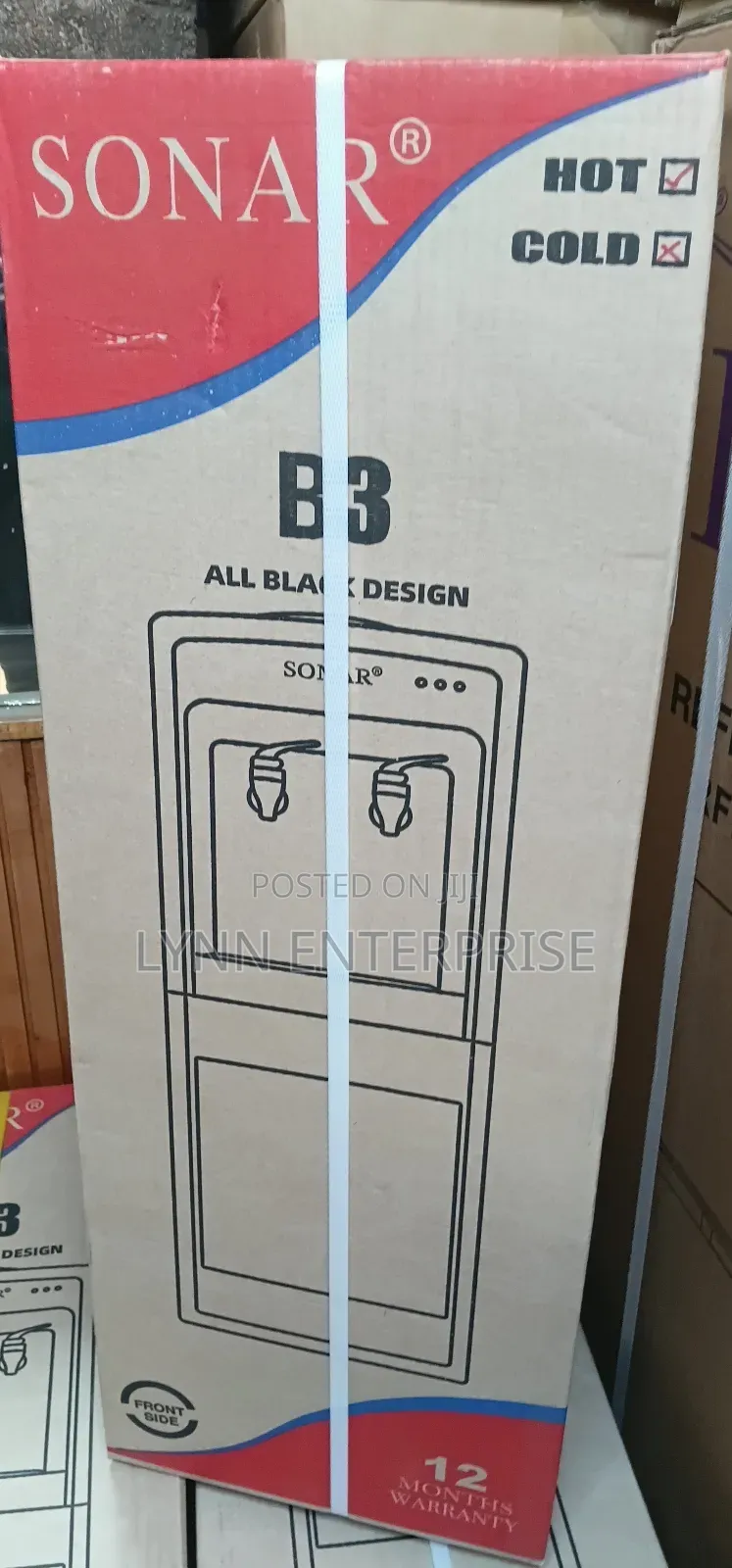 Black Sonar B3 Hot and Normal Free Standing Water Dispenser