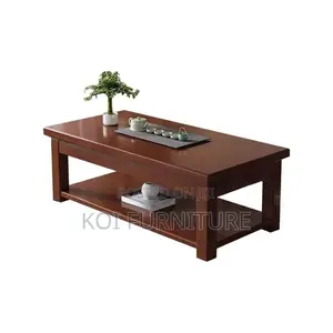 Coffe Table; Elengancy Mahogany Wooden Coffee Table for Living Room