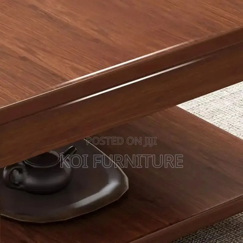 Coffe Table; Elengancy Mahogany Wooden Coffee Table for Living Room