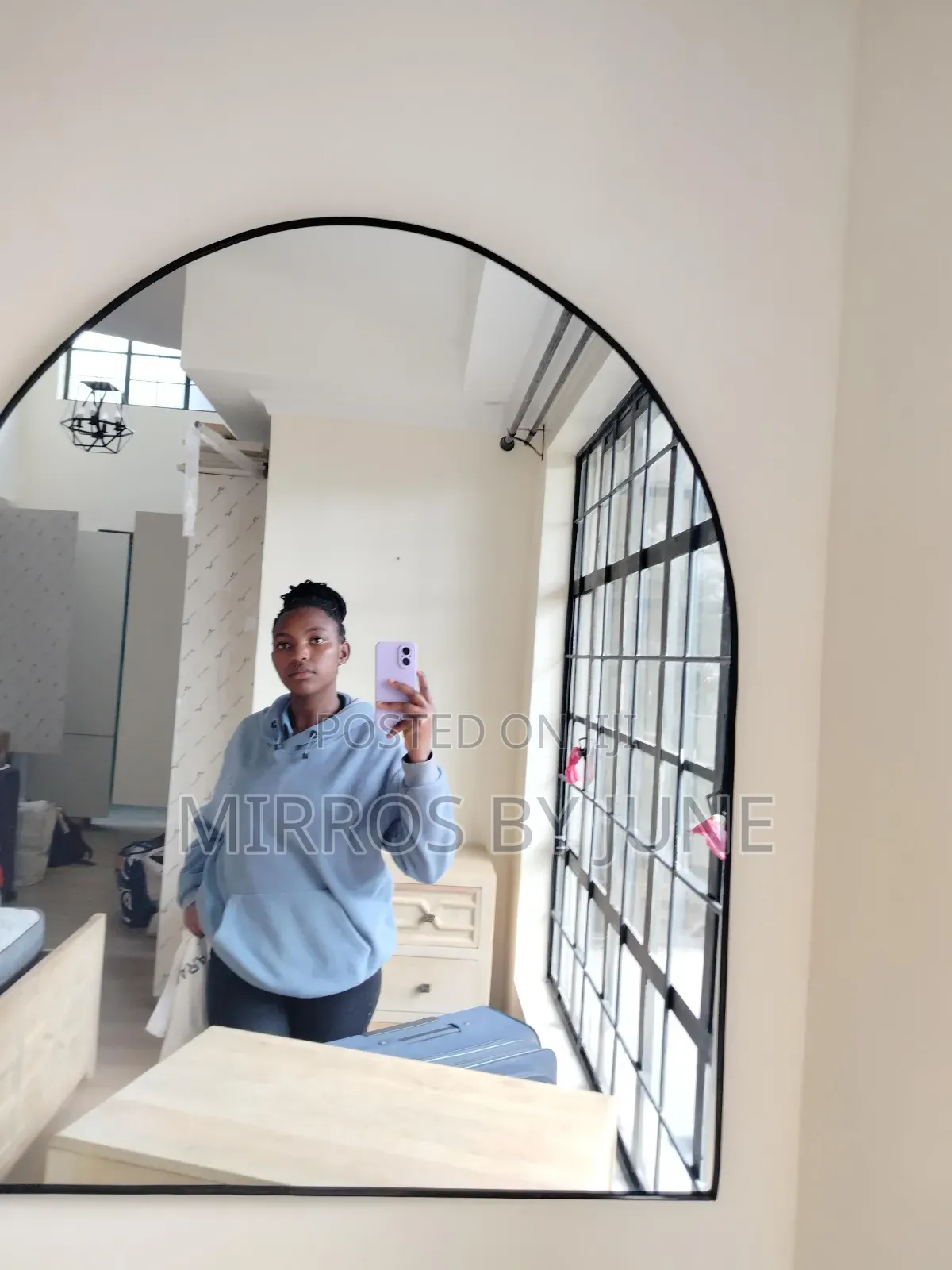 Bedroom Arched Mirror