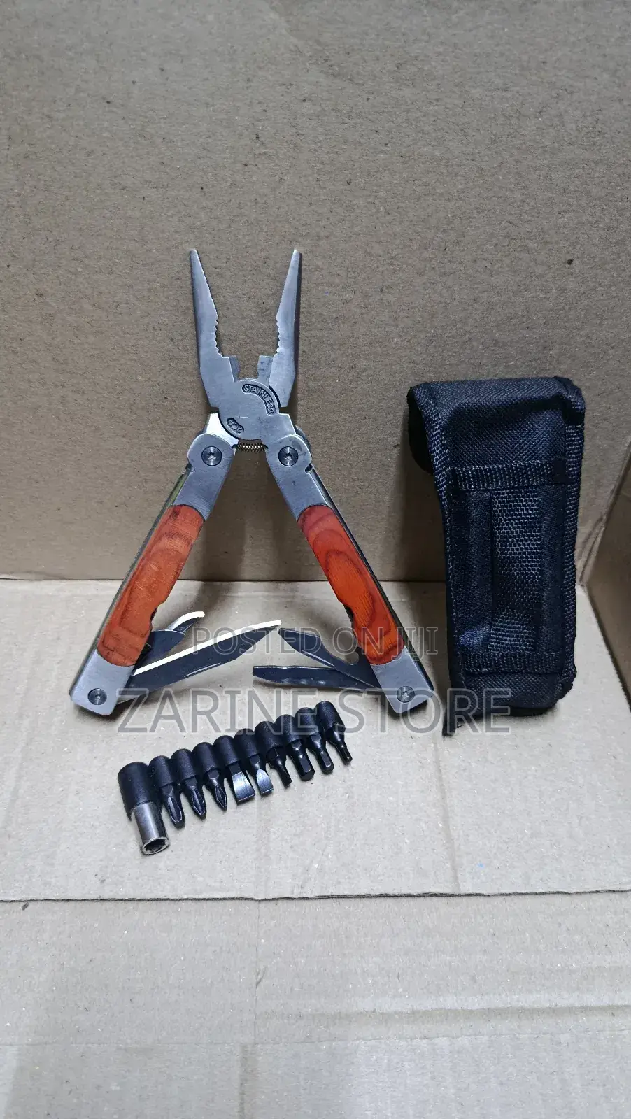 Wooden Handle 12 In 1 Pliers Multifunctional Hand Tool