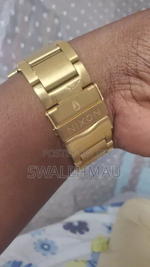 Nixon Chrono 48-20 PVD Gold Watch