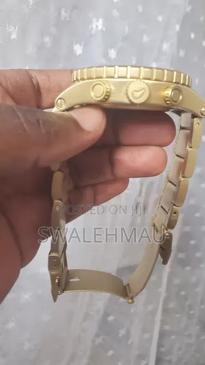 Nixon Chrono 48-20 PVD Gold Watch