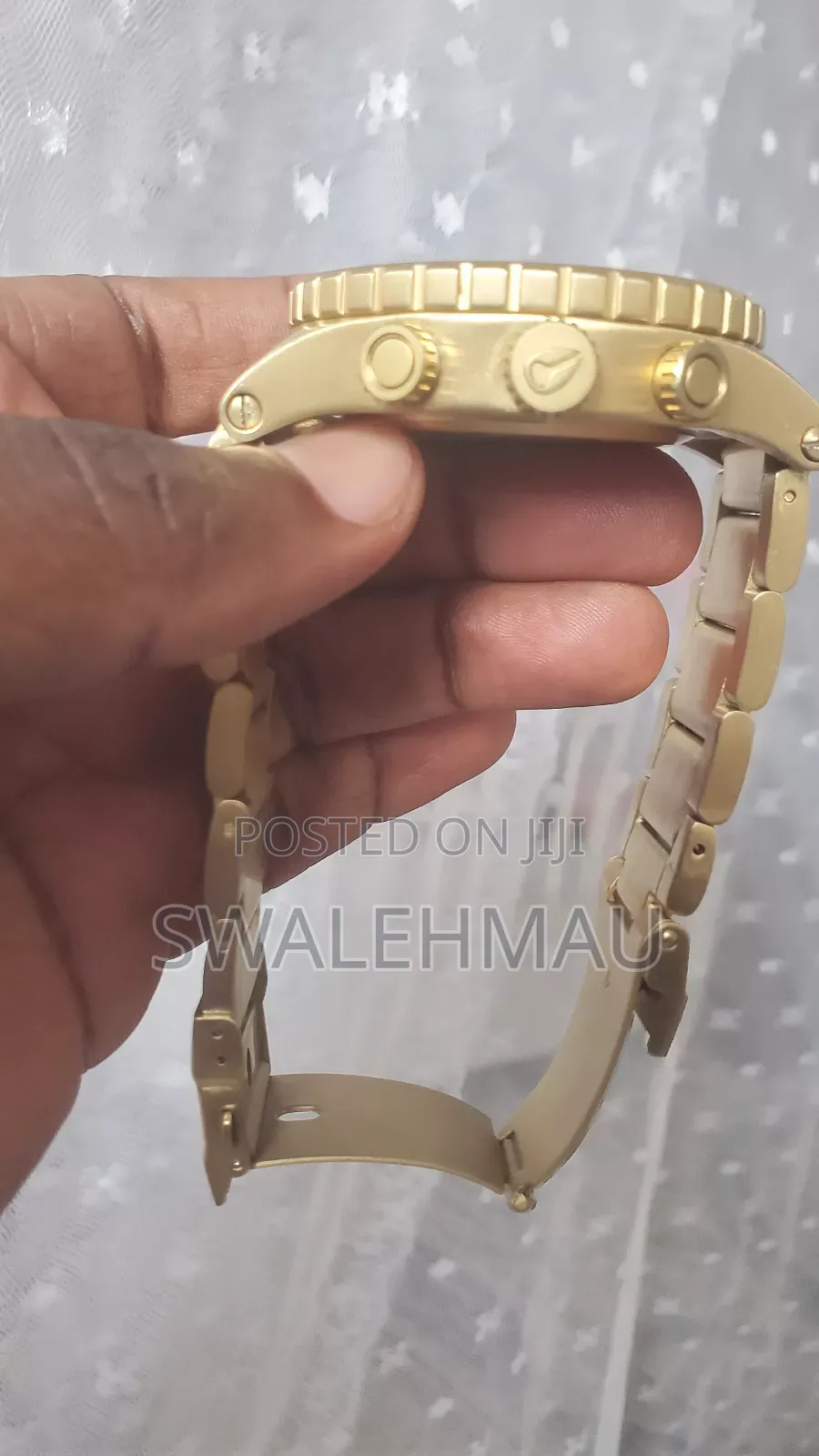 Nixon Chrono 48-20 PVD Gold Watch