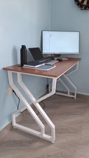 1.2 Meter Metallic Study Desk With Adjustable Legs