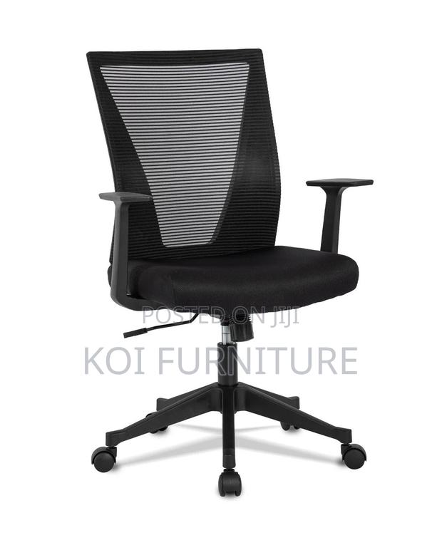 Office Chairs; Ergonomic Style Adjustable Fabric Office Seats - thumbnail 7