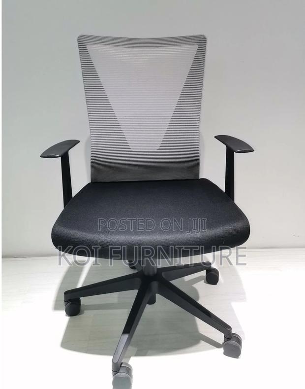Office Chairs; Ergonomic Style Adjustable Fabric Office Seats - thumbnail 9