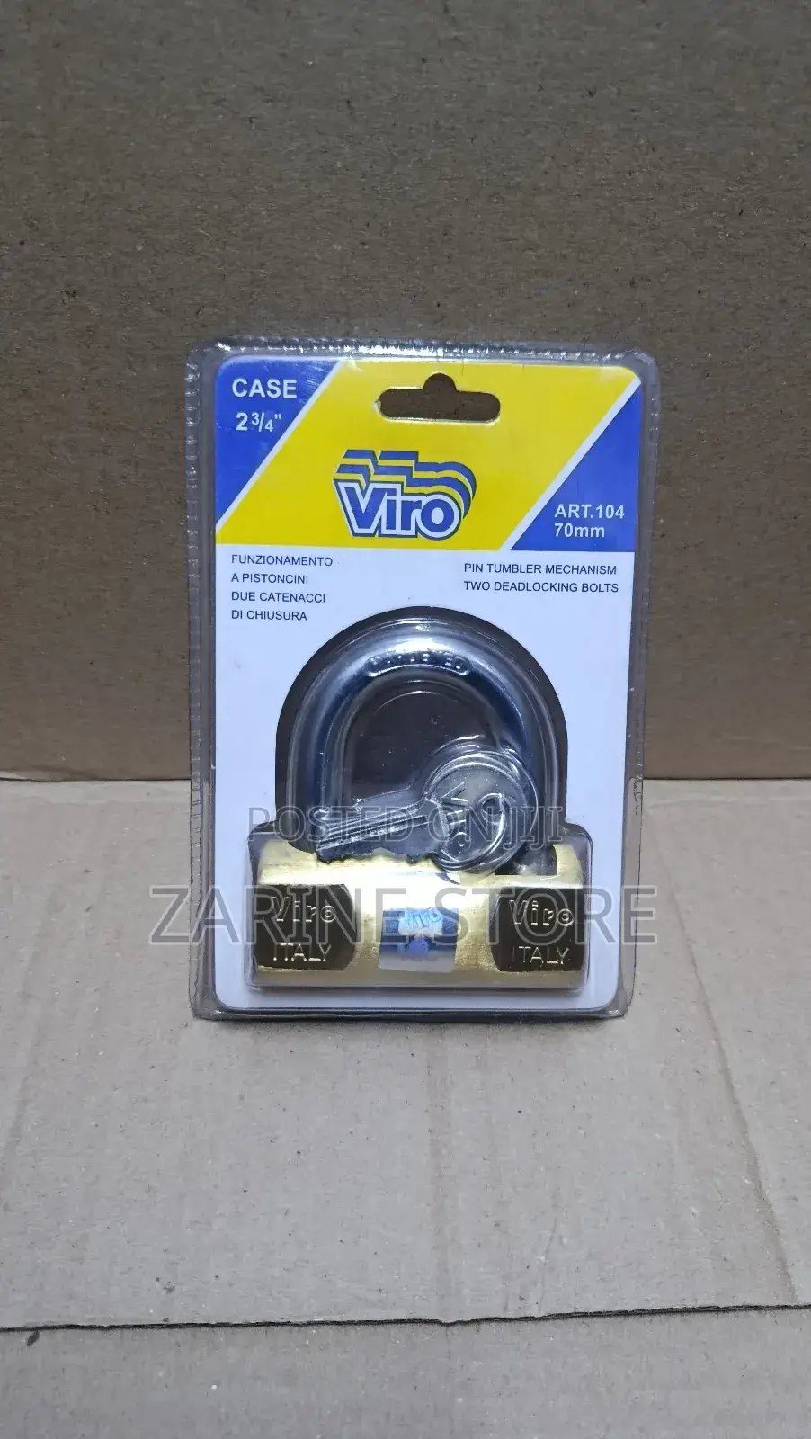 Viro 70mm Art 104 Italy Padlock