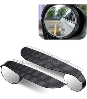 2x Carbon Fiber Adjustable Blind Spot Mirror