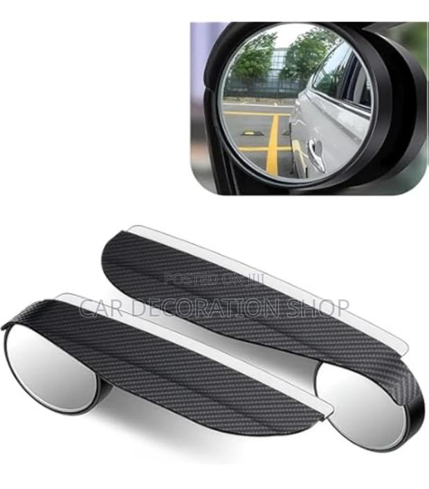 2x Carbon Fiber Adjustable Blind Spot Mirror