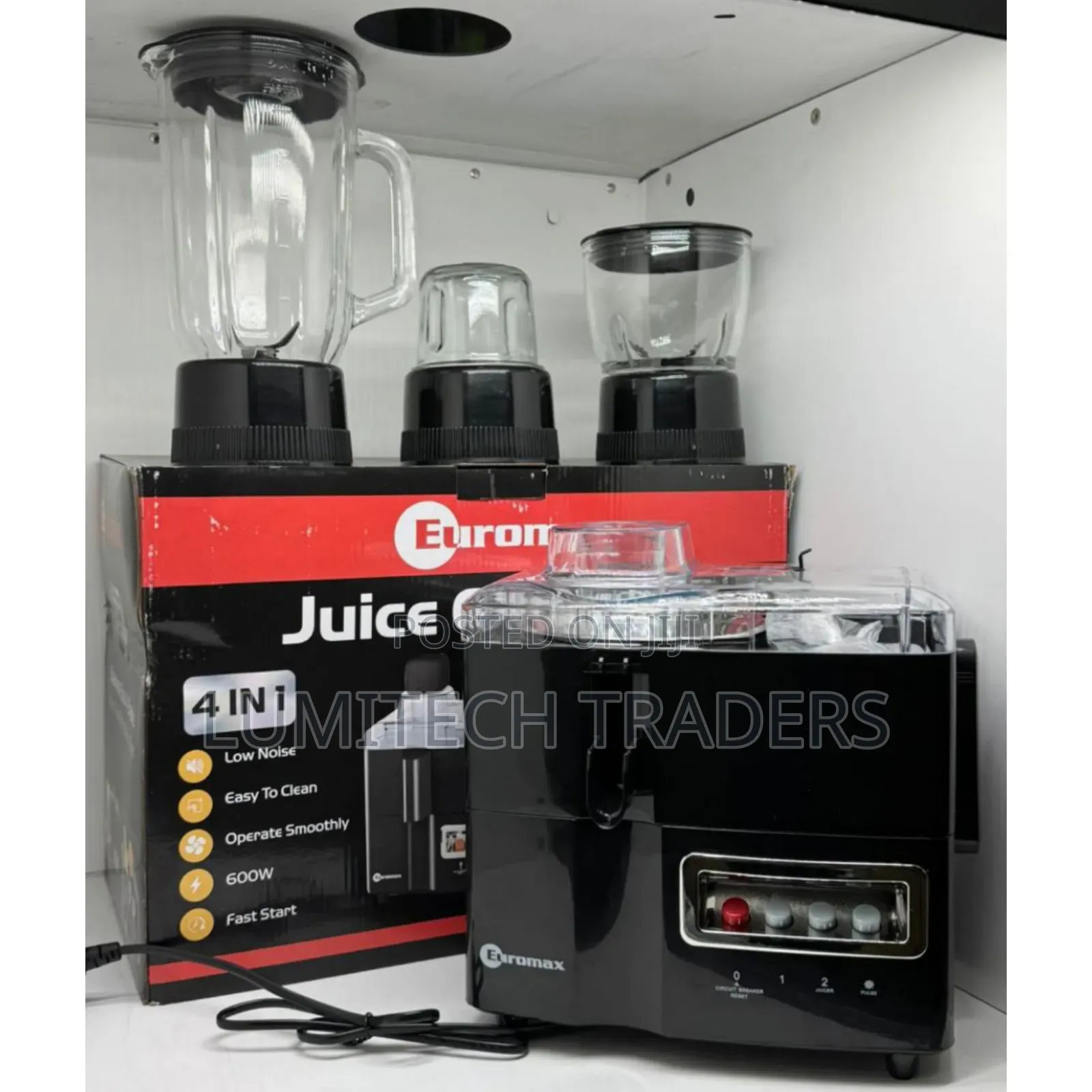 Euromax 4 in 1 Juicer 600w