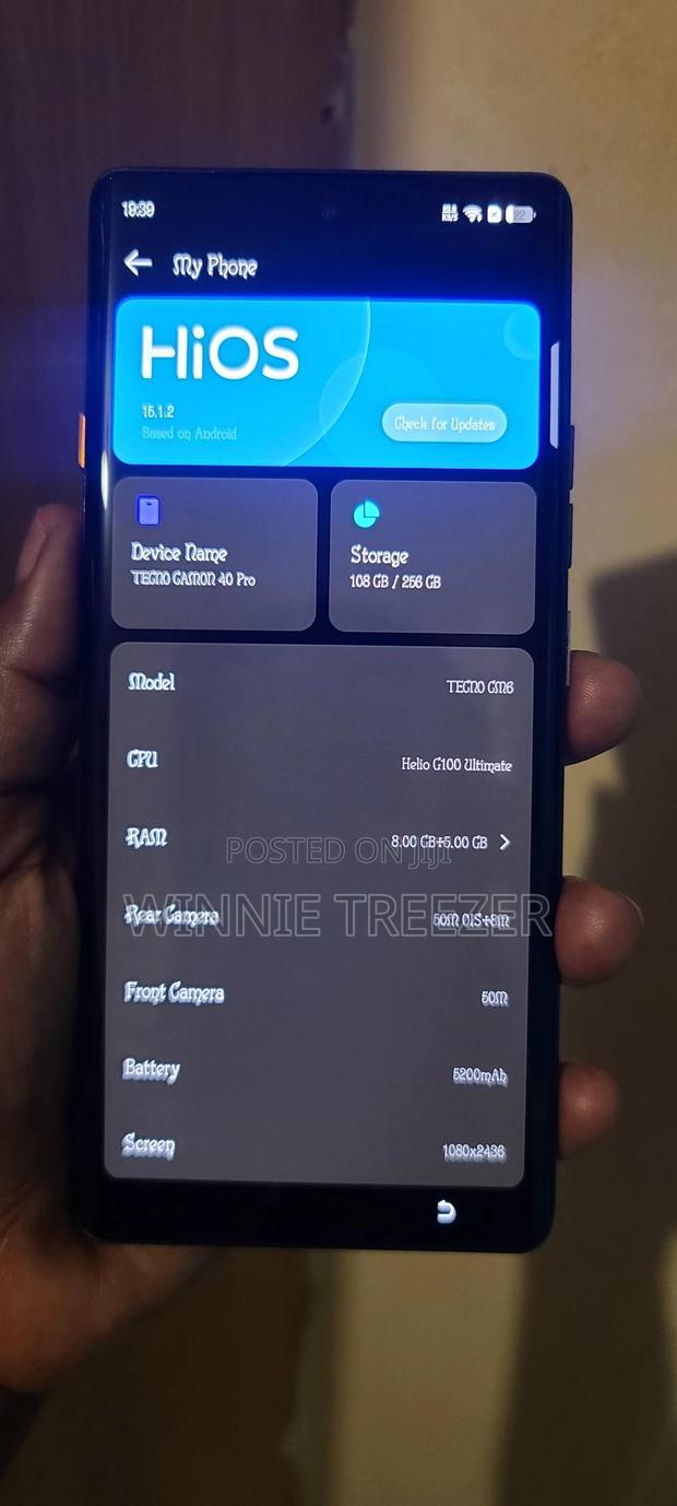 Tecno Camon 40 256 GB Gray - thumbnail 3