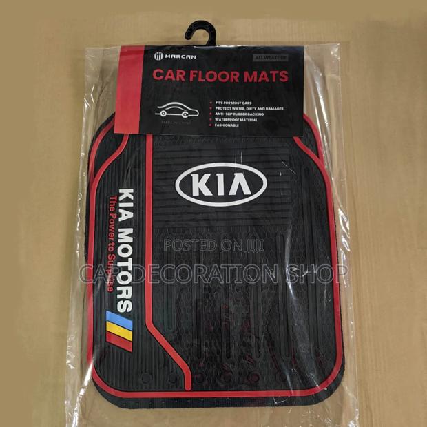 5pc Kia Logo Branded Antislip Carpet Floor Mats