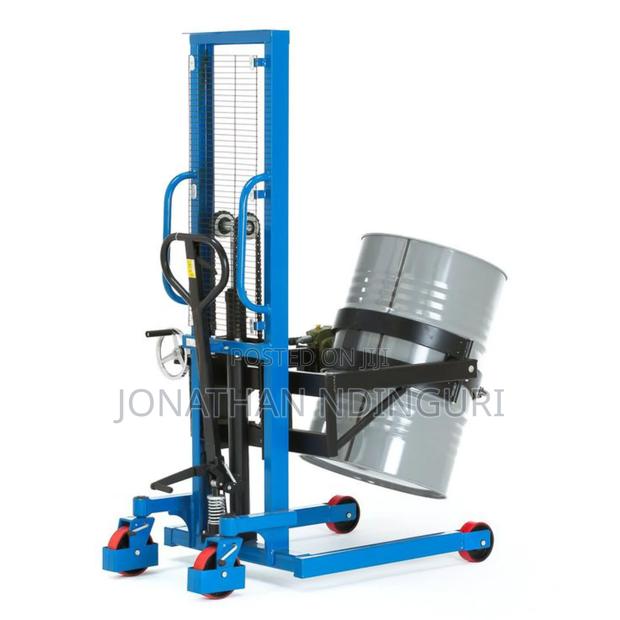Portable Hydraulic Drum Lifter - main view
