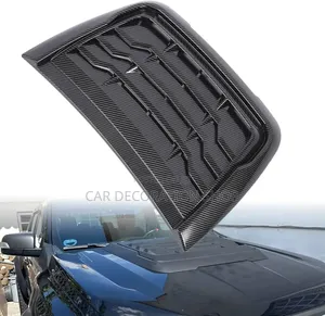 Brand New Abs Carbon Hood Scoop Bonnet Vent Hood Trim Cover
