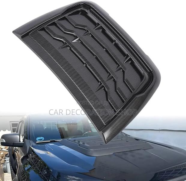 Brand New Abs Carbon Hood Scoop Bonnet Vent Hood Trim Cover