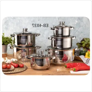 *12pc Edenburg Stainless Steel Cookware *
