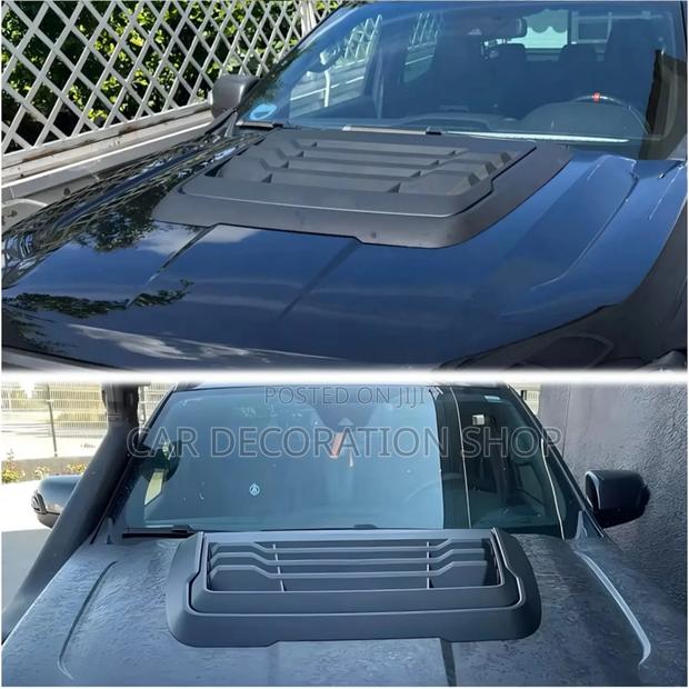 Heat Resistant Quality Abs Stylish Sporty Look Bonnet Hood Scoop Carbo