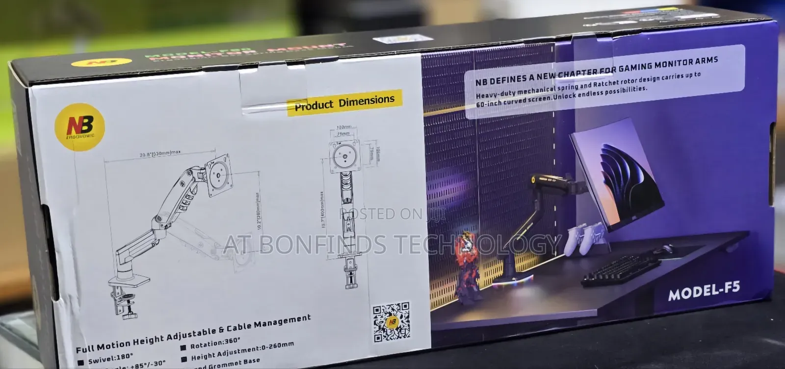 Nb Link Single Ergonomic Arm Model :F8