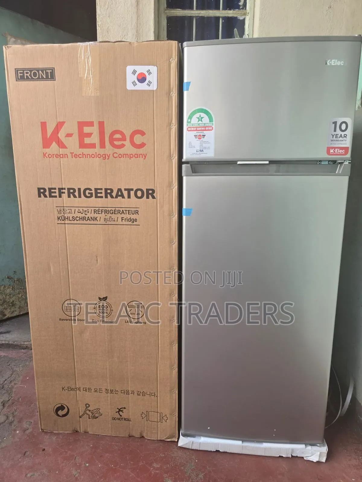 Klec 206 Litres Double Door Refrigerator With Korean Technology