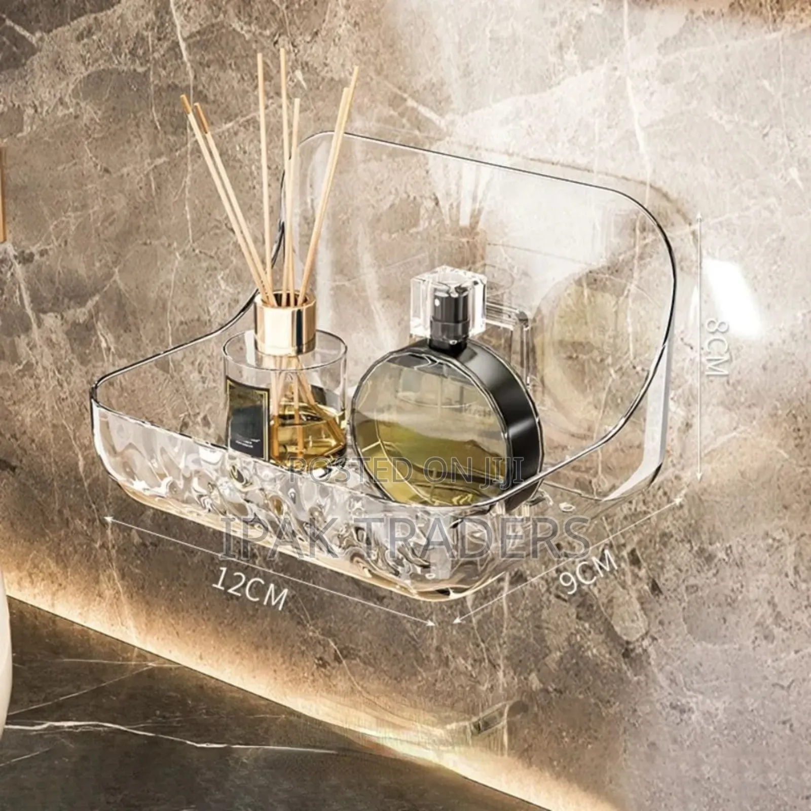 Bathroom Washstand Shelf Acrylic Organizer Shower Storage Rack