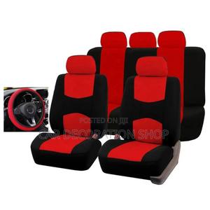 Light Fabric Flat Cloth Red Black Full Set - thumbnail 2