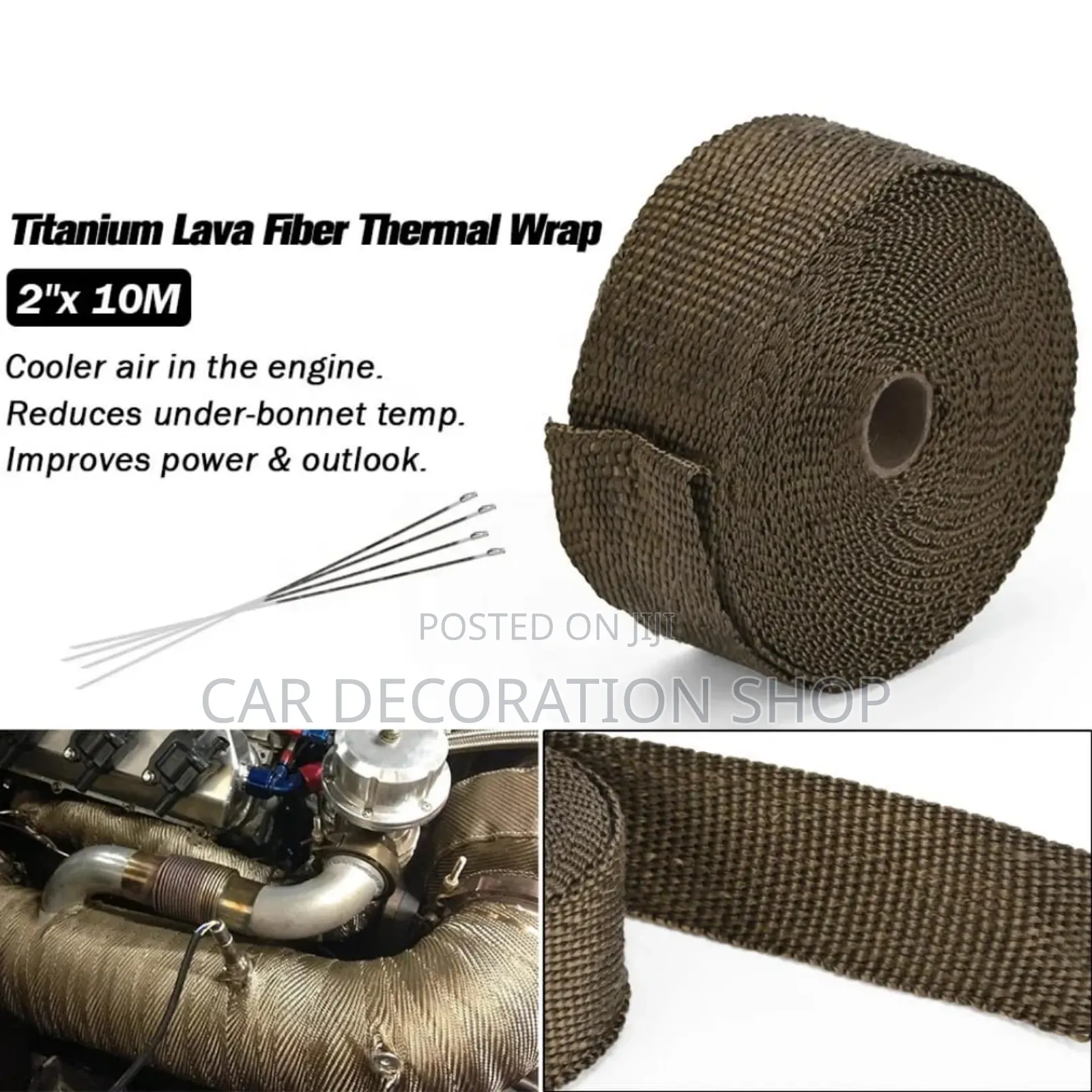 Titanium Heat Shield Wrap Tape