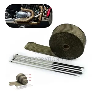 Titanium Lava Fiber Thermal Heat Wrap