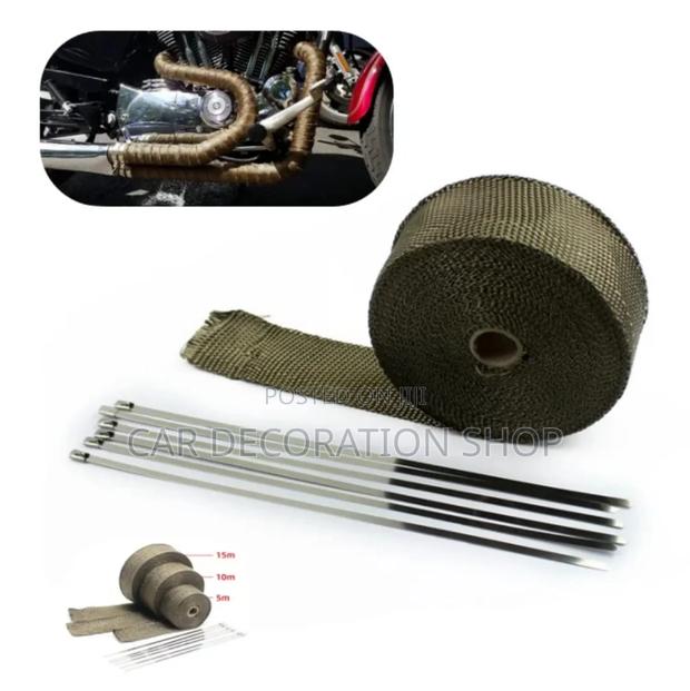 Titanium Lava Fiber Thermal Heat Wrap