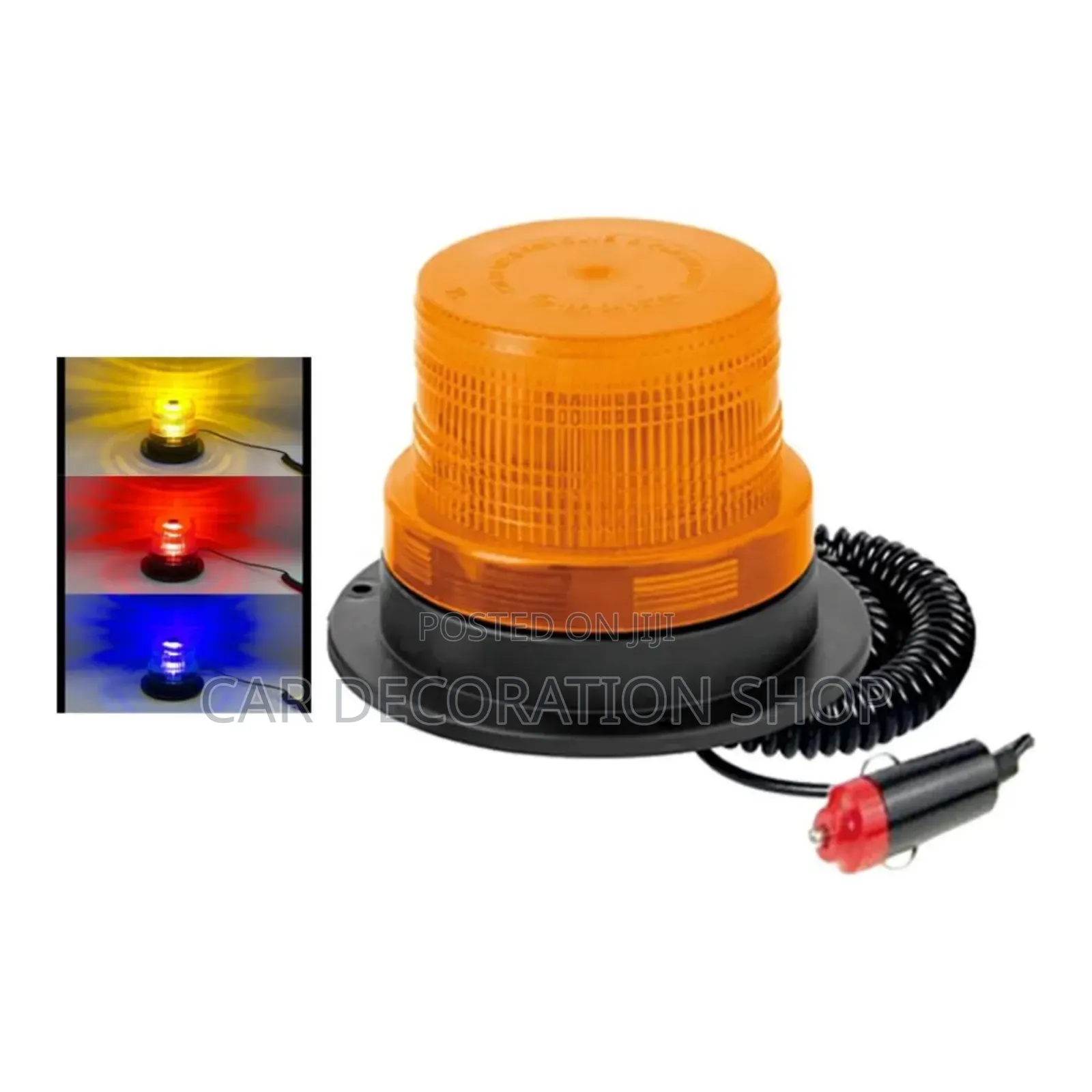 Flat Top Magnetic Base Small Amber Beacon Lights