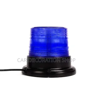 Blue 12-24v Mini Magnetic Roof Mount Beacon Lights