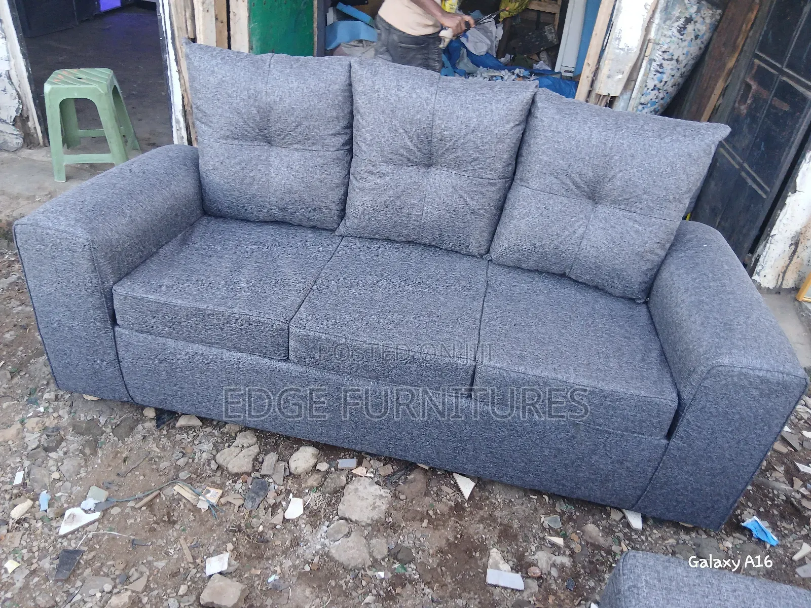 Plain Pillow 3seater Sofa for Sale